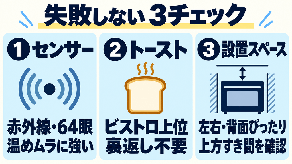 あなたにピッタリなのはどれ?パナソニックオーブンレンジの選び方 失敗しないための「3大チェックポイント」