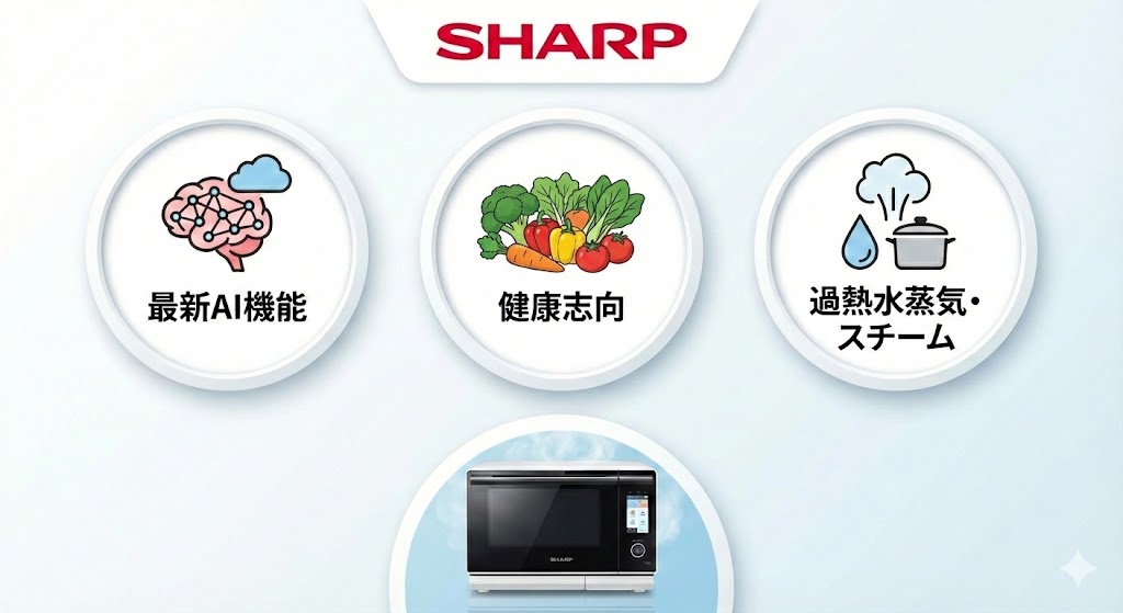 オーブンレンジ シャープ おすすめな人