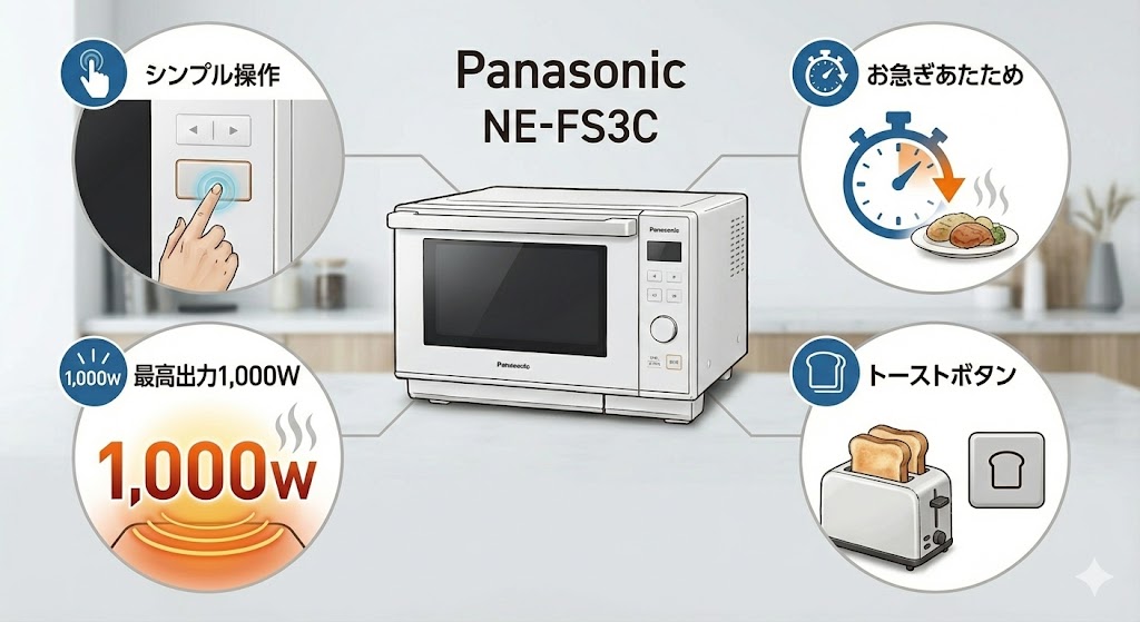 NE-FS3Cの主な特長
