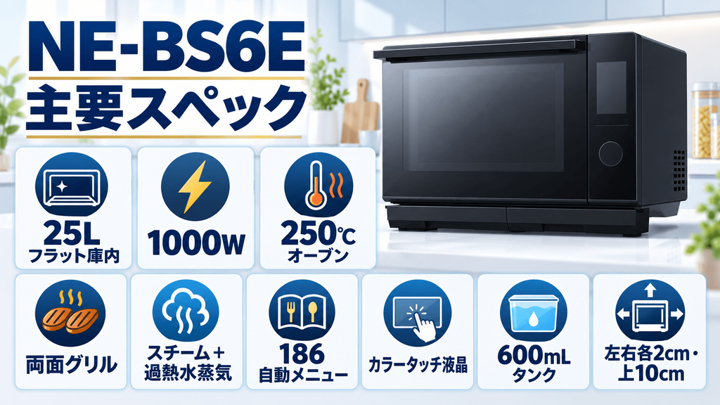 NE-BS6Eの基本仕様