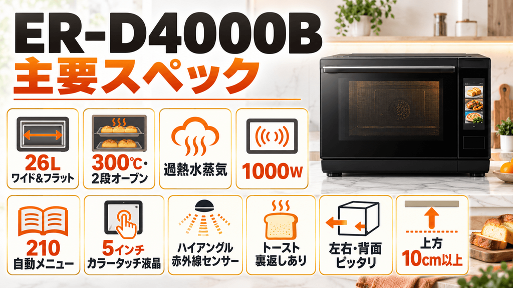 ER-D4000Bの基本仕様