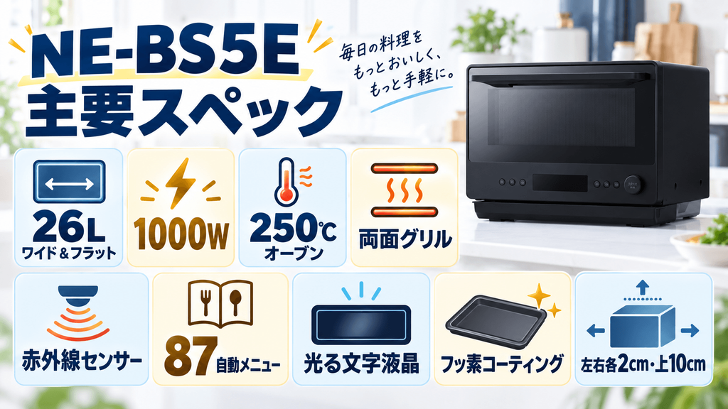 NE-BS5Eの基本仕様