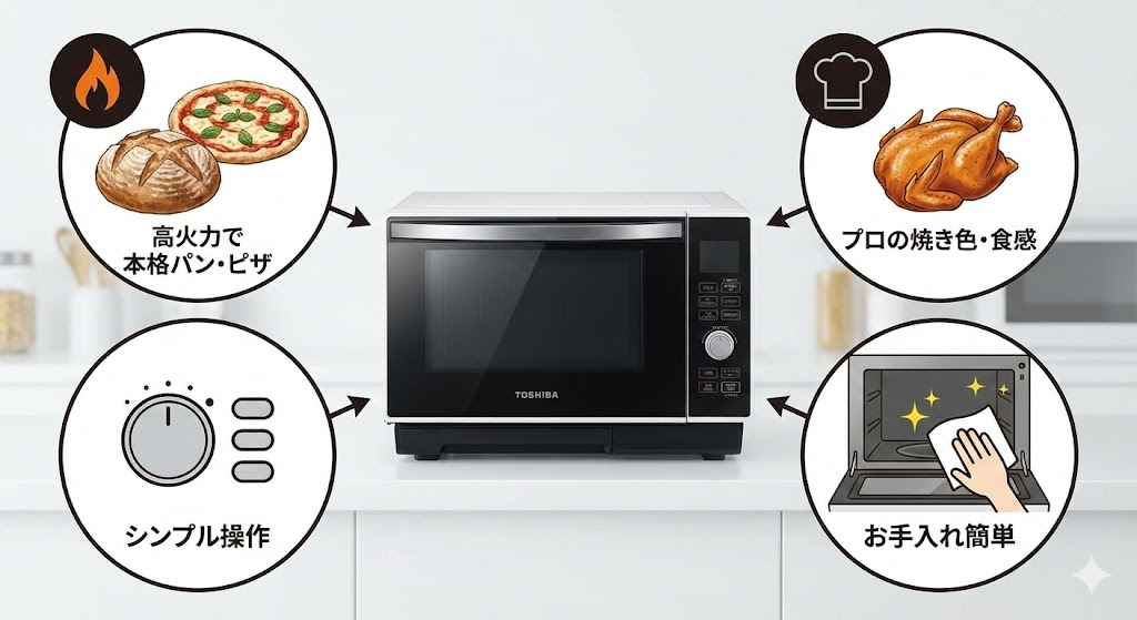東芝のオーブンレンジがおすすめな人