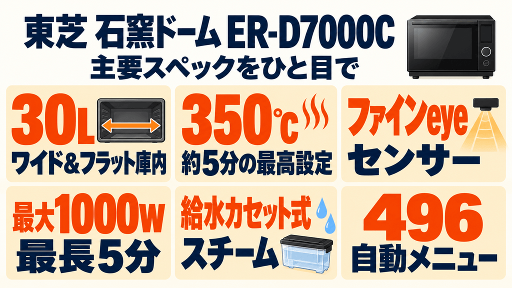ER-D7000Cの基本仕様