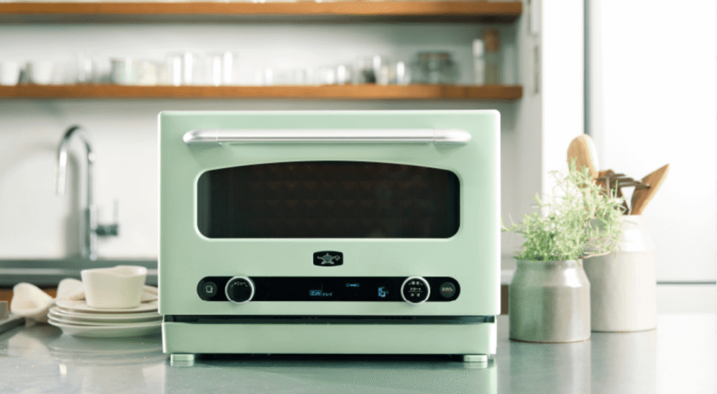 グラファイトオーブンレンジ レトロデザイン