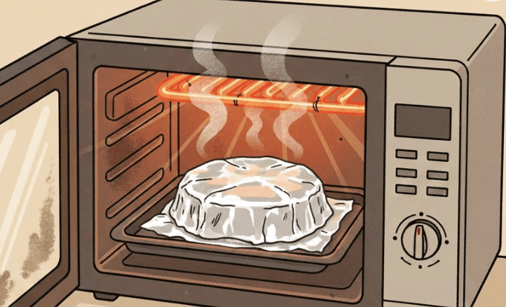 オーブン　アルミホイル