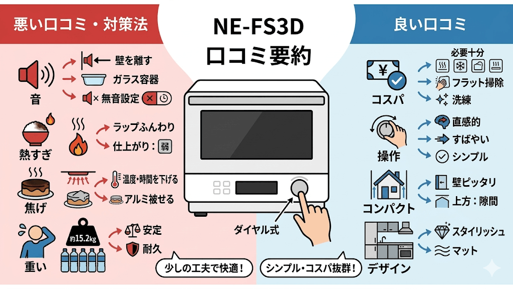NE-FS3Dの口コミ・評判