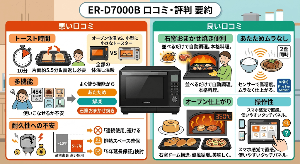 ER-D7000Bの口コミ・評判