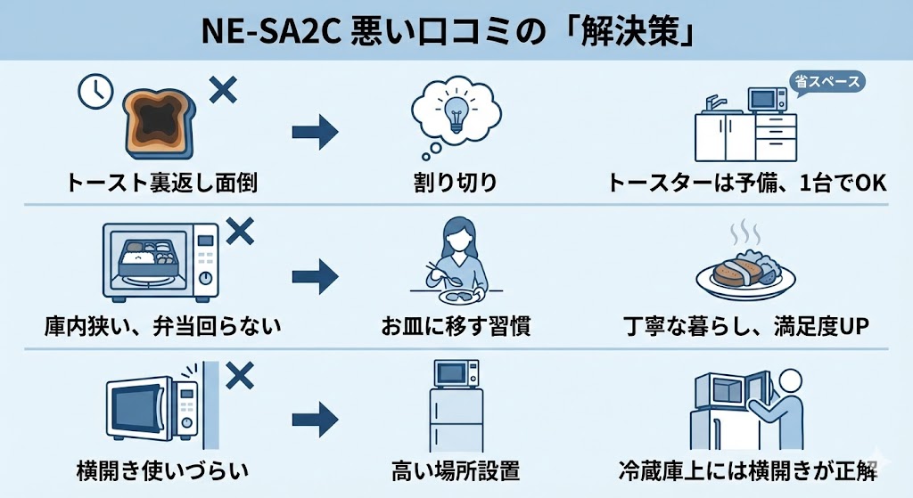 【NE-SA2C悪い口コミの真実】買って後悔しないための「解決策」