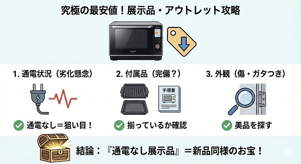 展示品や型落ちアウトレットでNE-UBS10Dを最安値以下で探すコツ