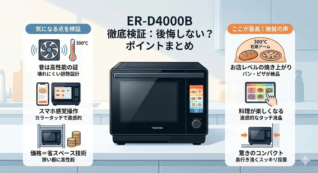 ER-D4000B 口コミ　まとめ