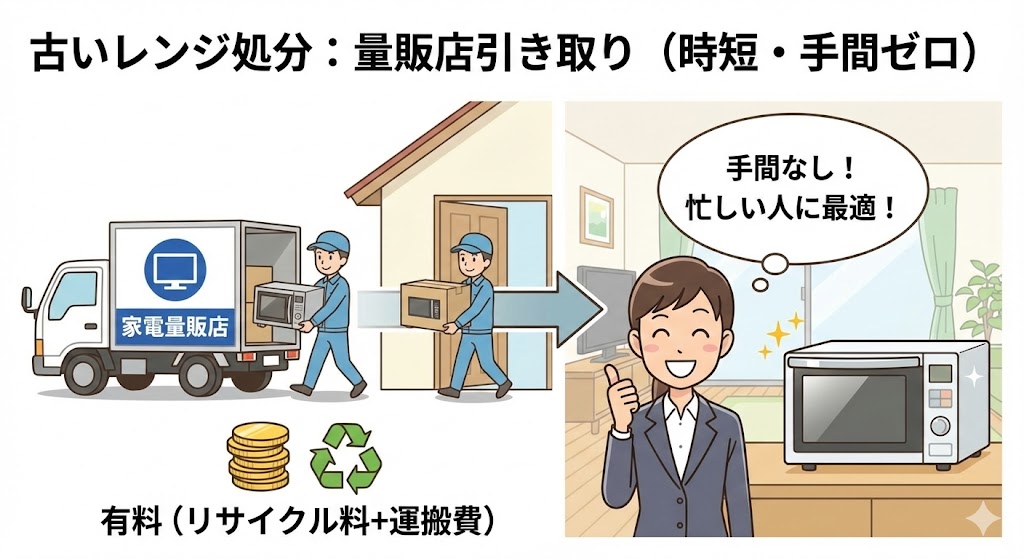 ER-D4000Bへの買い替え時 量販店の下取り・引き取り