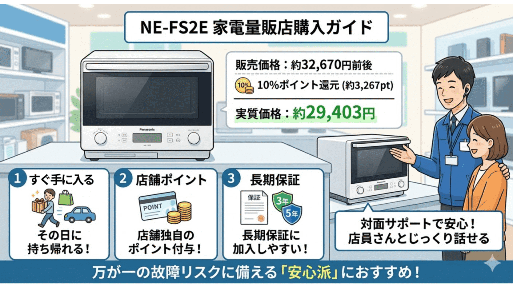 NE-FS2E最安値　家電量販店