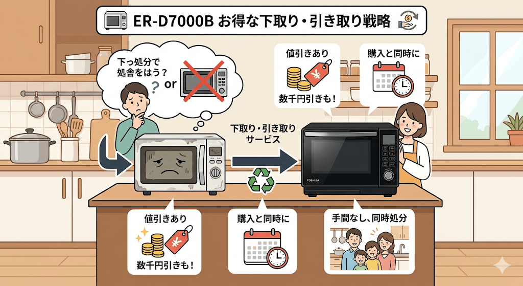 ER-D7000Bのトータルコストを下げる出口戦略 ネット通販や量販店での引き取り・下取りサービス