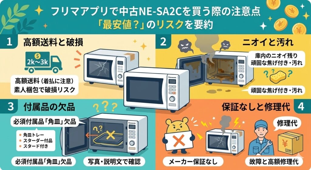 メルカリなどのNE-SA2Cは最安値？フリマアプリで中古品を買う際の注意点