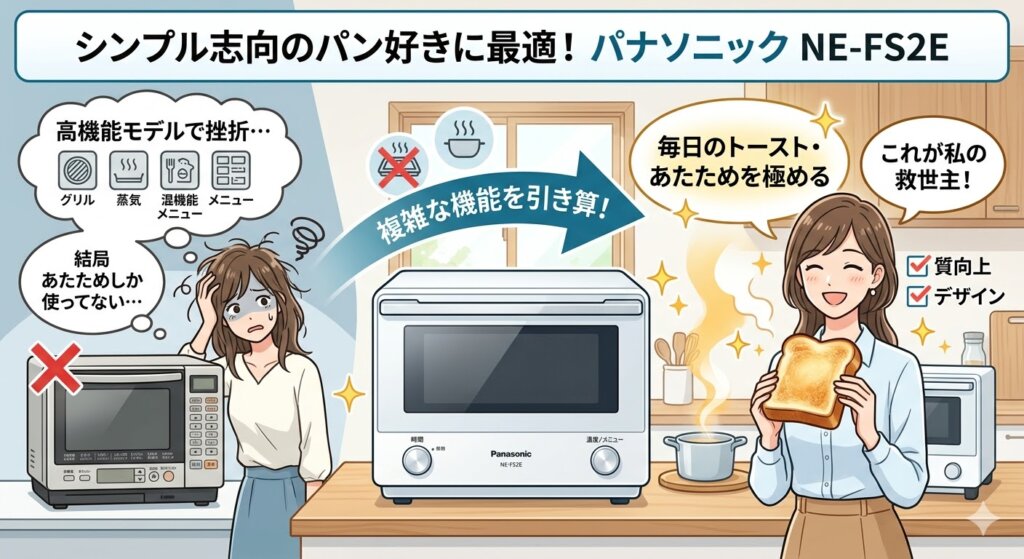 結論：NE-FS2Eは「シンプル志向のパン好き」に最適な一台