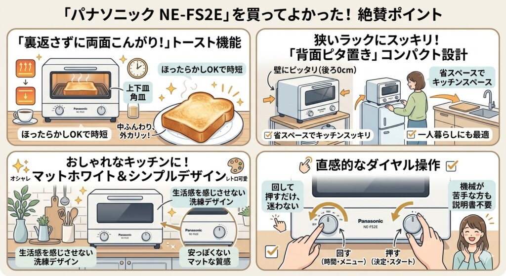 NE-FS2Eの良い口コミ・評判