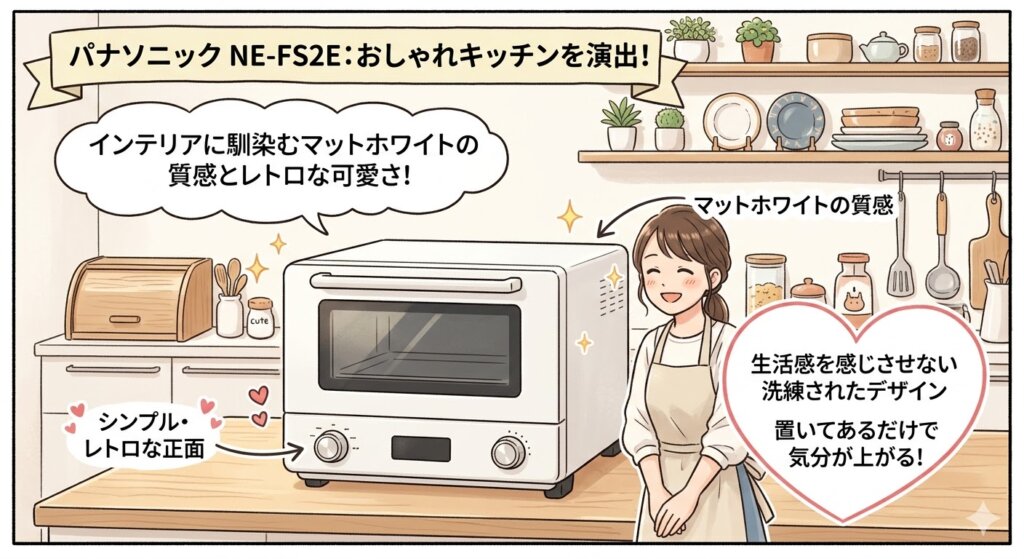 NE-FS2Eの良い口コミ・評判　デザイン