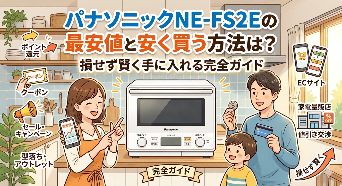 パナソニックNE-FS2Eの最安値と安く買う方法は？損せず賢く手に入れる完全ガイド