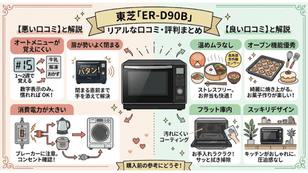 ER-D90Bの口コミ・評判まとめ
