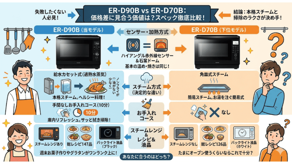 ER-D90BとER-D70Bの違い　比較表
