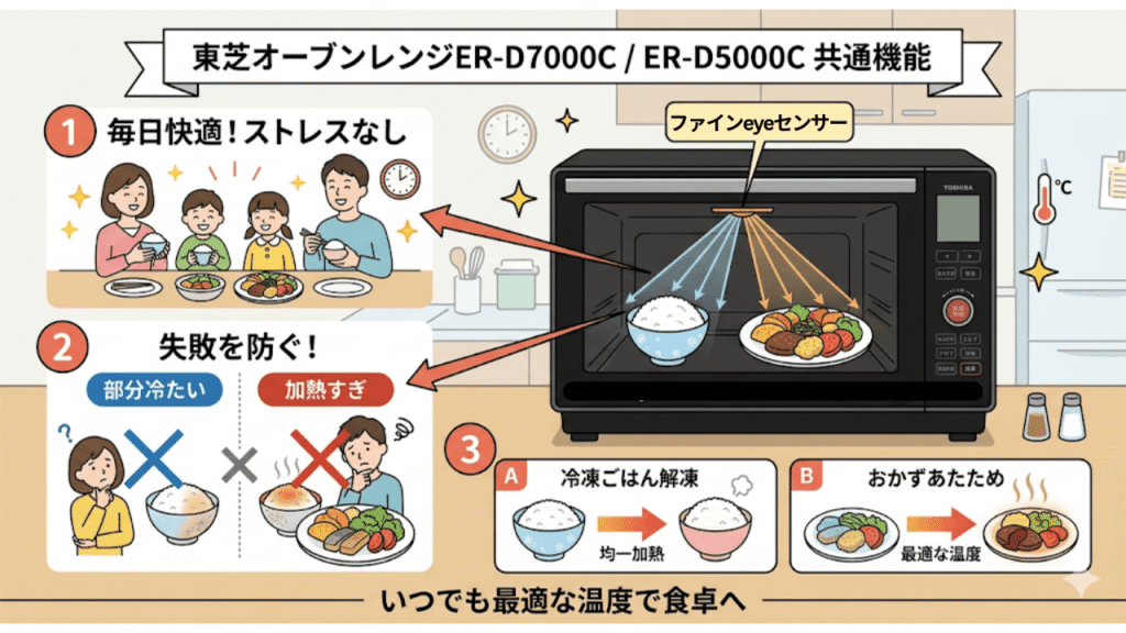 ER-D7000CとER-D5000Cの共通機能　ファインeyeセンサー