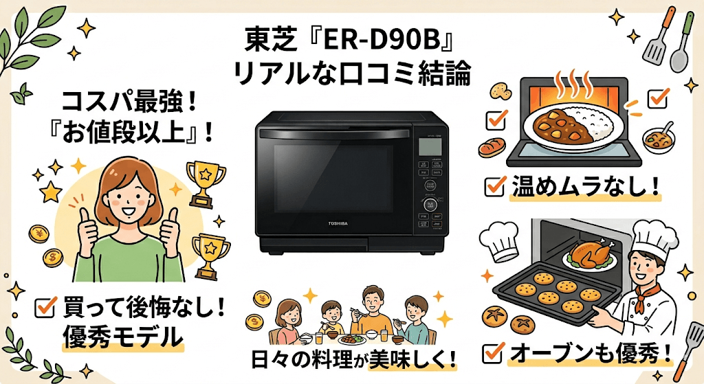 ER-D90Bの口コミ結論