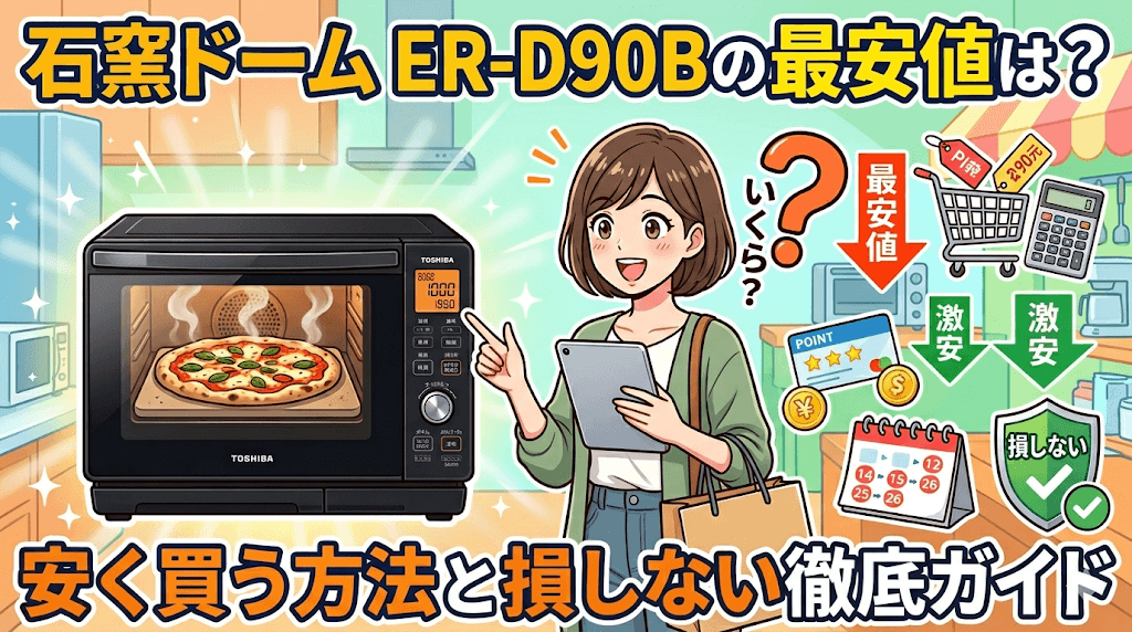 石窯ドーム ER-D90Bの最安値は?安く買う方法と損しない徹底ガイド