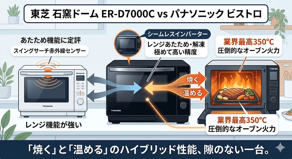 ER-D7000C「ビストロ」との違い
