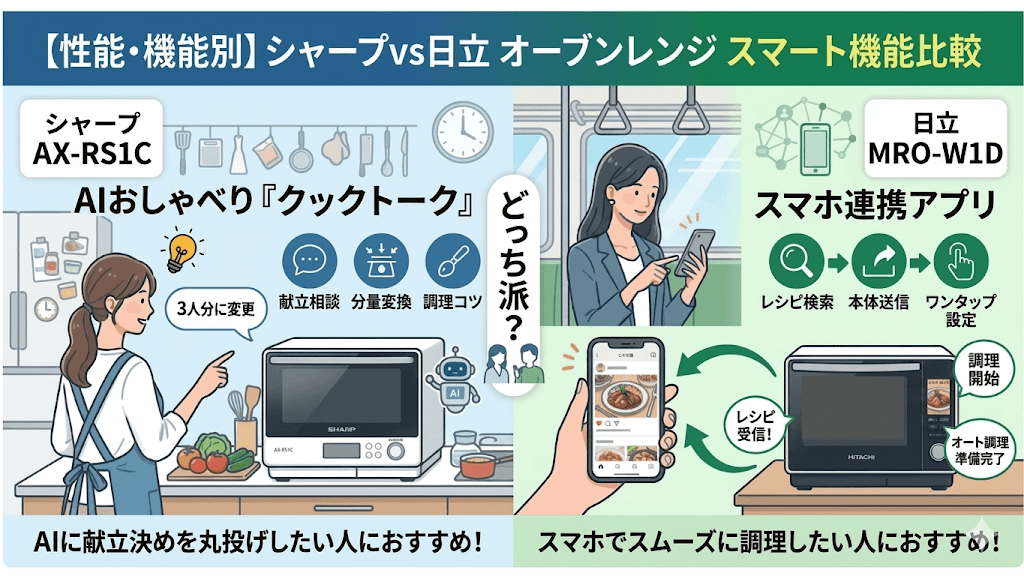 【性能・機能別】シャープvs日立 あなたが重視するポイントに合うのはどっち？　スマート機能