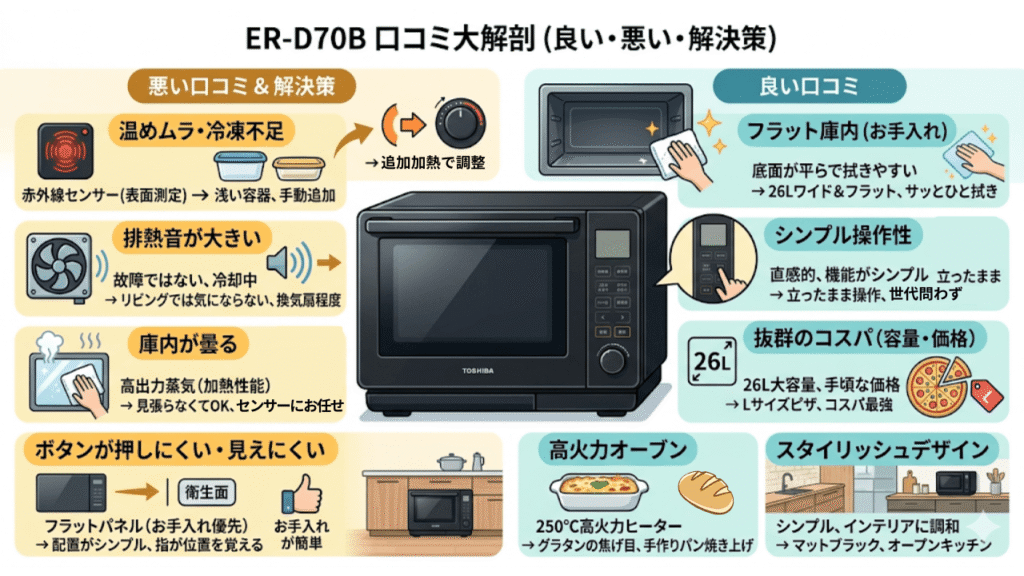 ER-D70Bの口コミ
