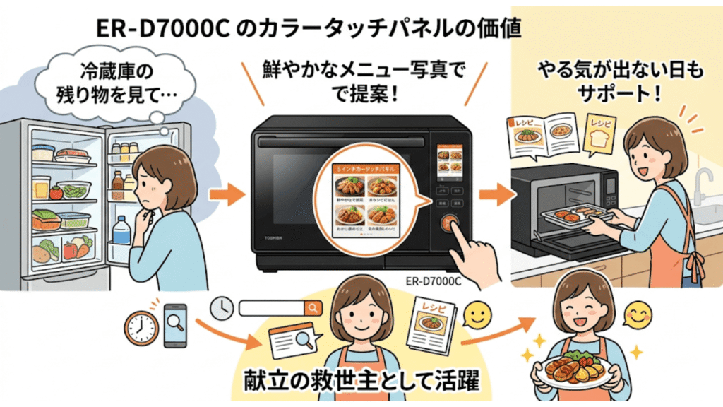 ER-D7000C　カラータッチパネルの価値