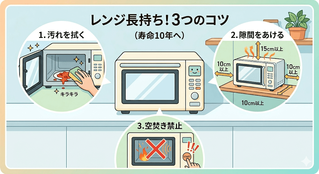 「アイリスオーヤマのレンジは壊れやすい?」の真相に迫る 長く使うコツ