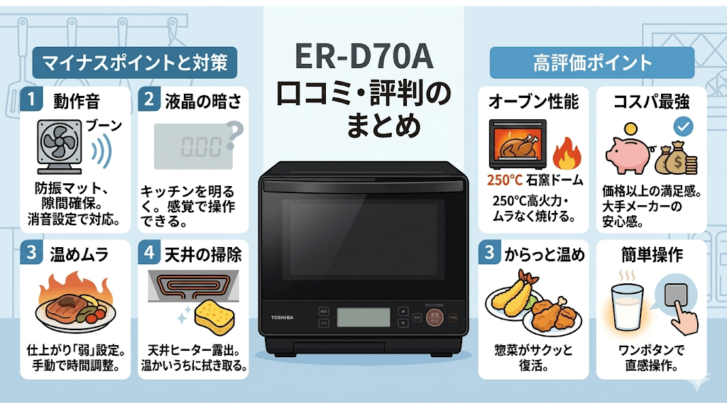 ER-D70A　口コミ・評判まとめ