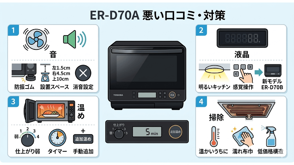 ER-D70A　悪い口コミ・対策