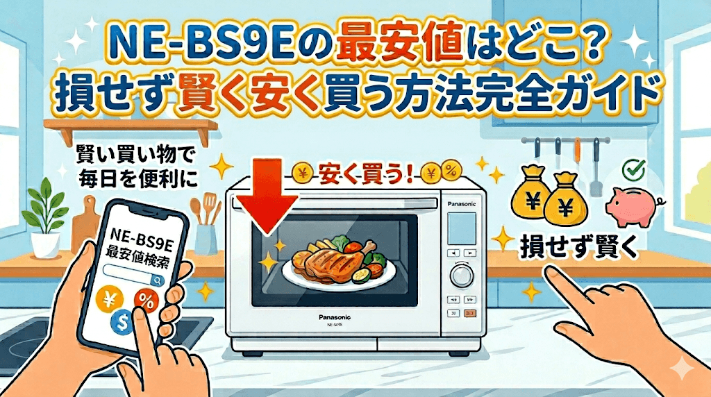 NE-BS9Eの最安値はどこ?損せず賢く安く買う方法完全ガイド