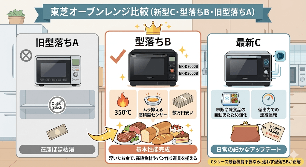 石窯ドーム 新型(C)と型落ち(B)・旧型落ち(A)を徹底比較!削られた機能と価格差のジャッジ