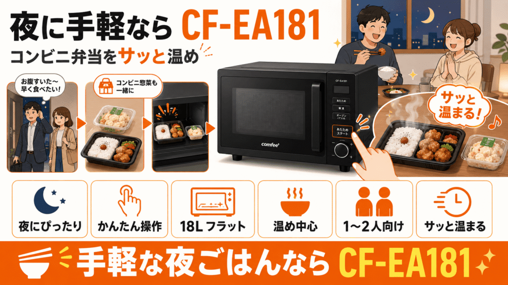 夜に手軽なら「CF-EA181」