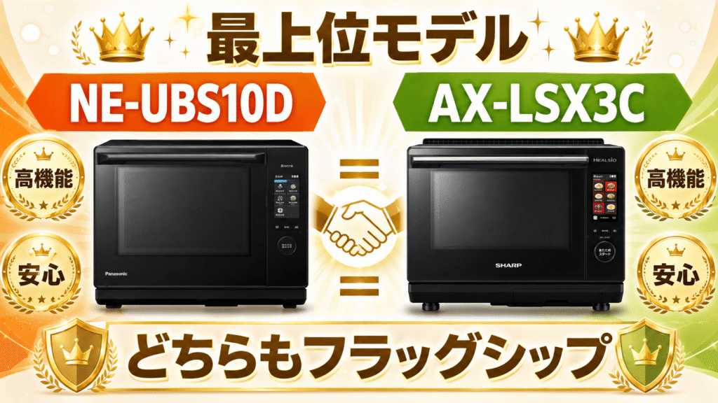 NE-UBS10DとAX-LSX3Cの強力な共通点　どちらも各メーカーの「最上位（フラッグシップ）モデル」である