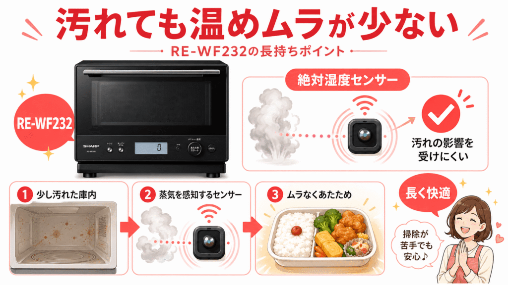 RE-WF232の賢いセンサー