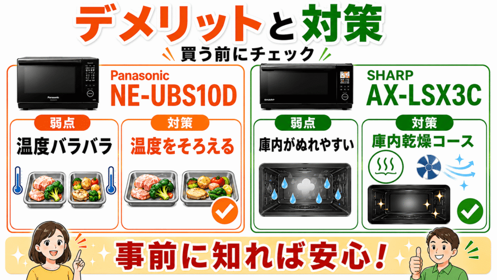 NE-UBS10DとAX-LSX3C　デメリットと解決法