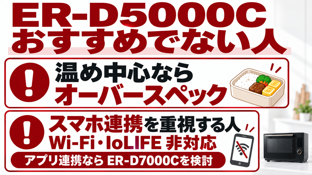 ER-D5000Cがおすすめでない人