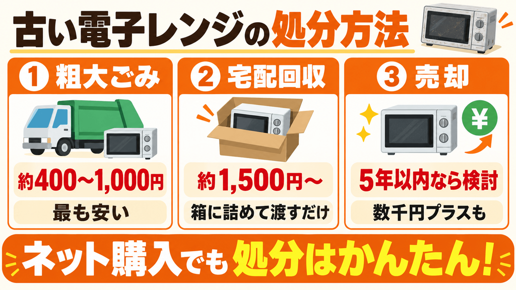 購入前の最終チェック：ER-D5000Cを実質最安値で手に入れるための隠れコスト・出口戦略　古い電子レンジの処分方法と回収費用