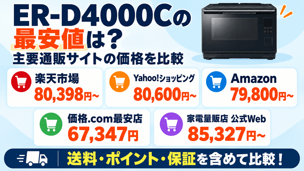 ER-D4000C最安値まとめ
